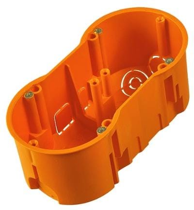 ⁨Puszka końcowa 60 podwójna z wkrętami, głęboka PAWBOL A.0042WPG⁩ w sklepie Wasserman.eu