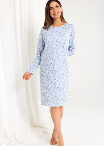⁨KOSZULKA REGINA 164 NIEBIESKI XXL-3XL (kolor niebieski, rozmiar XXL)⁩ w sklepie Wasserman.eu