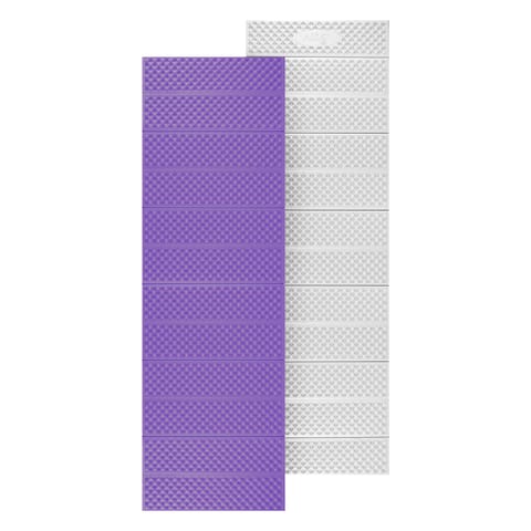 ⁨NC17103 KARIMATA SKŁADANA TURYSTYCZNA Z PODBICIEM ALUMINIOWYM + XPE 195 CM FIOLETOWA NILS CAMP⁩ w sklepie Wasserman.eu