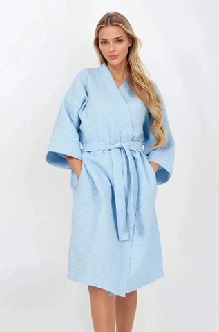 ⁨Szlafrok Blue Lady (Rozmiar XXL/XXXL)⁩ w sklepie Wasserman.eu