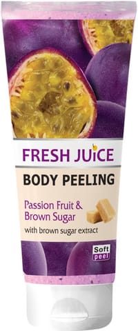 ⁨FRESH JUICE Peeling do ciała Marakuja i Brązowy Cukier 200 ml⁩ w sklepie Wasserman.eu