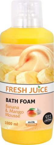 ⁨FRESH JUICE Płyn do kąpieli Bananowo-Mangowy mus 1000 ml⁩ w sklepie Wasserman.eu