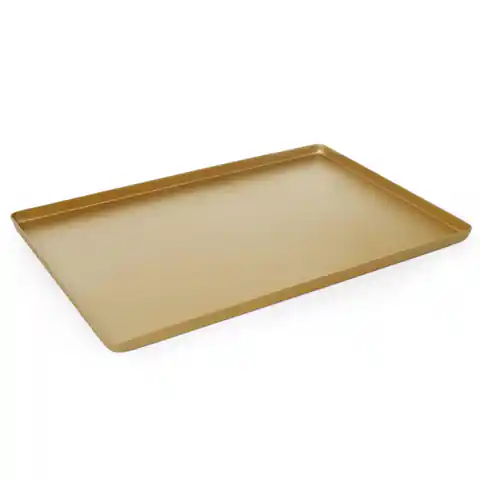 ⁨Display confectionery tray for dough 30x20cm - gold⁩ at Wasserman.eu