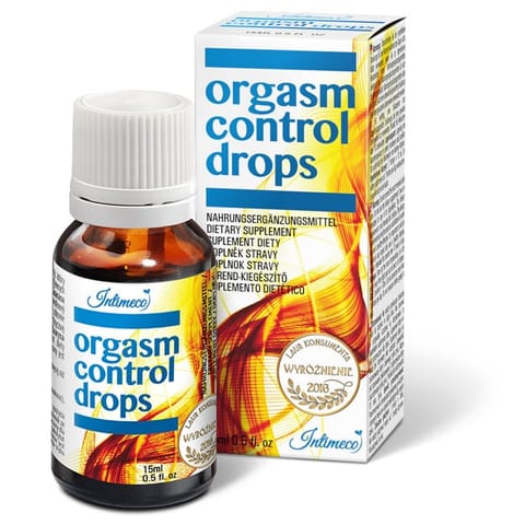 ⁨Krople pobudzające - INTIMECO ORGASM CONTROL DROPS 15ml⁩ w sklepie Wasserman.eu