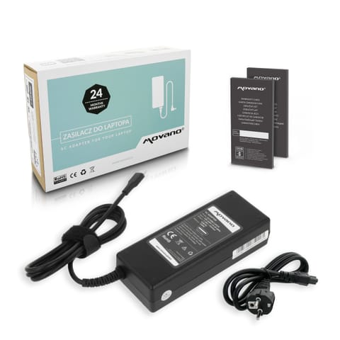 ⁨Zasilacz Movano 100W USB type C USB-C (black)⁩ w sklepie Wasserman.eu
