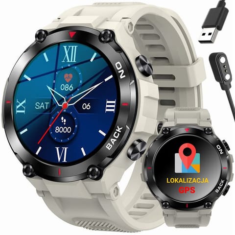 ⁨SMARTWATCH MĘSKI GRAVITY GT8-6 - z GPS (sg017f)⁩ w sklepie Wasserman.eu