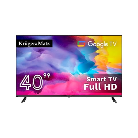 ⁨Telewizor Kruger&Matz 40" FHD Google TV 5.0,  DVB-T2/S2/T/C   H.265 HEVC⁩ w sklepie Wasserman.eu
