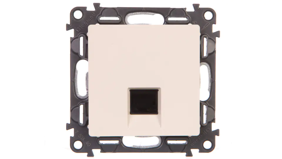 VALENA LIFE ICT Sockel 1xRJ45 cat.5e UTP creme 753240 im Wasserman.eu