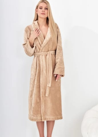 ⁨SZLAFROK L&L DAMSKI 2591 SKY ANGORA (kolor angora, rozmiar M)⁩ w sklepie Wasserman.eu