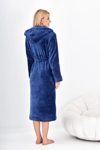 ⁨SZLAFROK L&L DAMSKI 2594 DIANA NAVY (kolor navy, rozmiar S)⁩ w sklepie Wasserman.eu