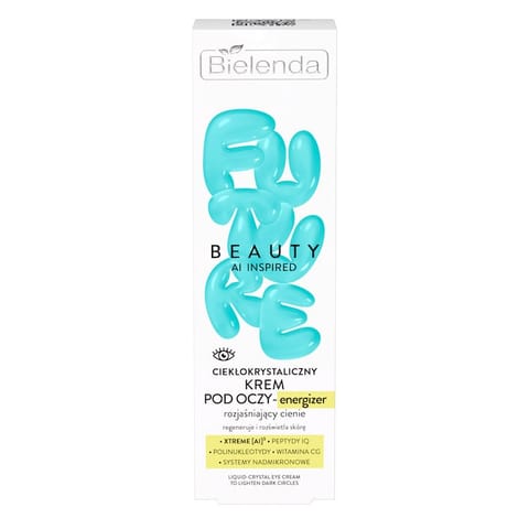 ⁨BIELENDA Future Beauty Ciekłokrystaliczny krem - energizer pod oczy rozjaśniający cienie 15 ml⁩ w sklepie Wasserman.eu