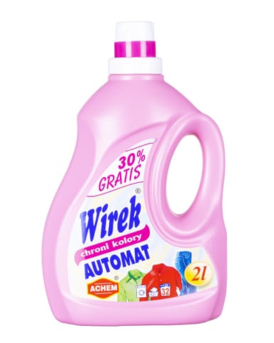 ⁨ACHEM WIREK Płyn d/prania 2L automat kolor⁩ w sklepie Wasserman.eu