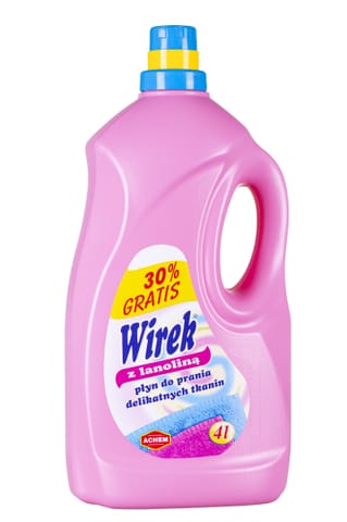 ⁨ACHEM WIREK Płyn d/prania 4L lanolina⁩ w sklepie Wasserman.eu