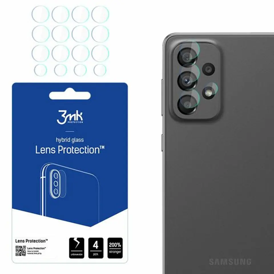 ⁨3MK Lens Protect Sam A73 5G A736 Camera Lens Protection 4pcs⁩ at Wasserman.eu