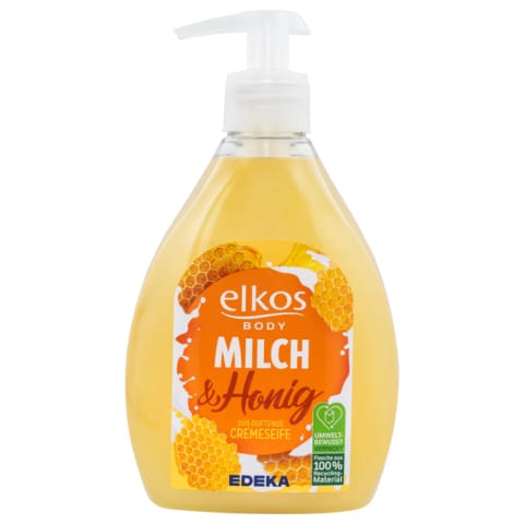 ⁨Elkos Milch & Honig Mydło w Płynie 500 ml⁩ w sklepie Wasserman.eu