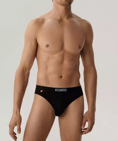⁨BRIEFS ATLANTIC 3MP-094 (Black, Size L (40))⁩ at Wasserman.eu