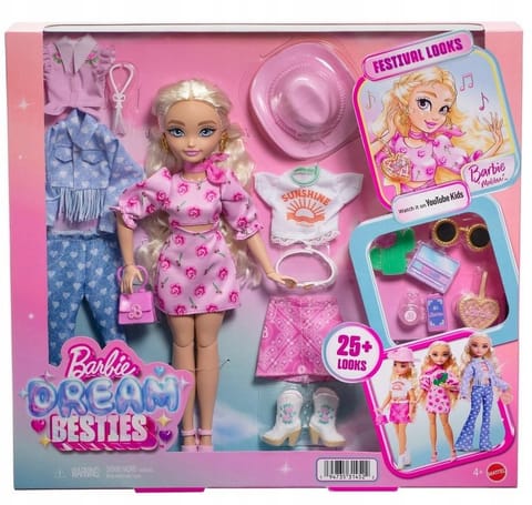 ⁨Barbie Dream Besties Malibu Festiwalowe stylizacje⁩ w sklepie Wasserman.eu