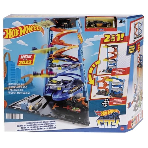 Hot Wheels City Transforming Race Tower, playset at Wasserman.eu