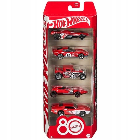 Hot Wheels Samochodziki 5-pak z okazji 80 lecia w sklepie Wasserman.eu