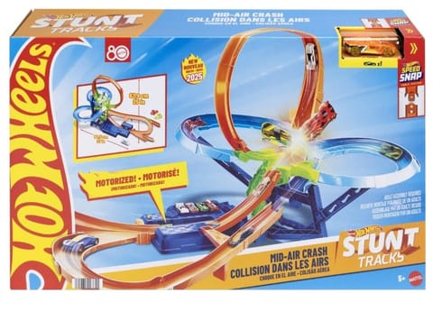 Hot Wheels Stunt Tracks Mir-Air Crash +auto 1:64 w sklepie Wasserman.eu