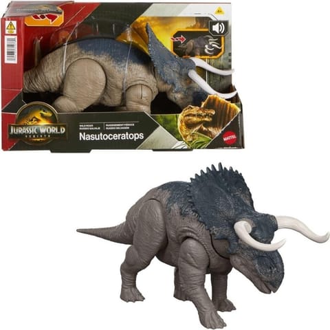 ⁨Jurassic World Wild Roar Nasutoceratops⁩ w sklepie Wasserman.eu