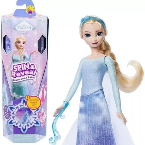 ⁨Lalka Disney Frozen Spin&Reveal Elsa⁩ w sklepie Wasserman.eu