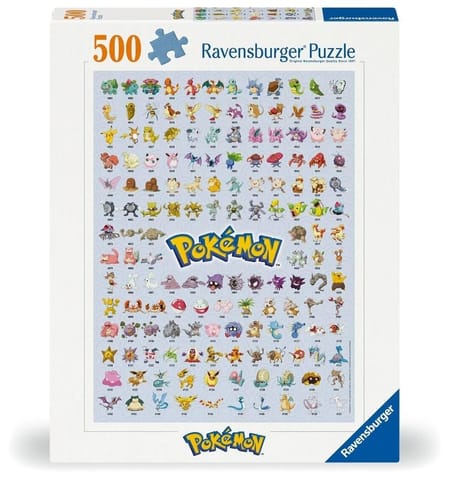 ⁨Puzzle 500 2D: Pokemon Postacie⁩ w sklepie Wasserman.eu