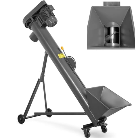 ⁨Podajnik slimakowy do pelletu materiałów sypkich 1.4 m 1000 kg/h⁩ w sklepie Wasserman.eu