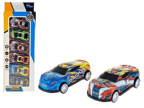 ⁨Zestaw 6 aut metalowych 26,5x9x2,6cm⁩ w sklepie Wasserman.eu