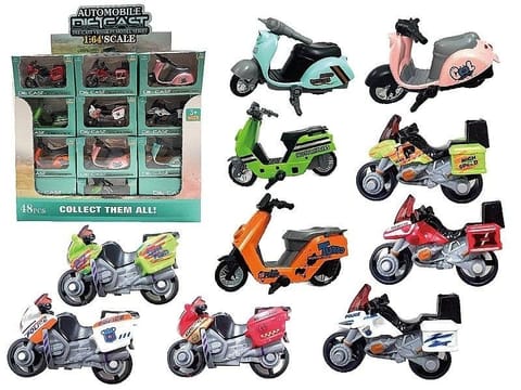 ⁨Skuter metalowy 1:64 MIX⁩ w sklepie Wasserman.eu