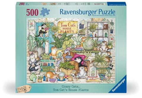 ⁨Puzzle 2D: Crazy Cats 500el⁩ w sklepie Wasserman.eu