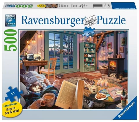 ⁨Puzzle 2D: Przytulne miejsce 500el⁩ w sklepie Wasserman.eu