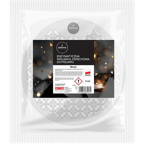 ⁨Wkładka zapachowa enzymatyczna do pisuaru Black (2szt.) AROMA PROFESSIONAL⁩ w sklepie Wasserman.eu