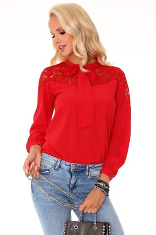 ⁨Bluzka Maurinea Red 85288 rozmiar - L/XL⁩ w sklepie Wasserman.eu