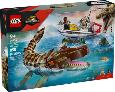 ⁨LEGO 76974 Jurassic World Misja na łodzi i model m⁩ w sklepie Wasserman.eu