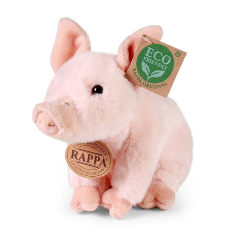 ⁨Rappa - Pluszowa realistyczna maskotka Świnka siedząca 18 cm Eco-Friendly⁩ w sklepie Wasserman.eu