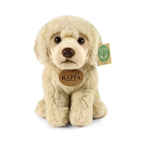 ⁨Rappa - Pluszowa realistyczna maskotka Pies Labrador Retriever siedzący 23 cm Eco-Friendly Soft Collection⁩ w sklepie Wasserman.eu
