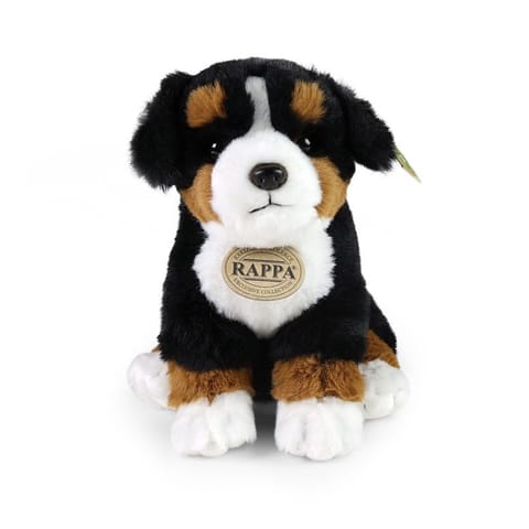 ⁨Rappa - Pluszowa realistyczna maskotka Berneński Pies Pasterski siedzący 23 cm Eco-Friendly Soft Collection⁩ w sklepie Wasserman.eu