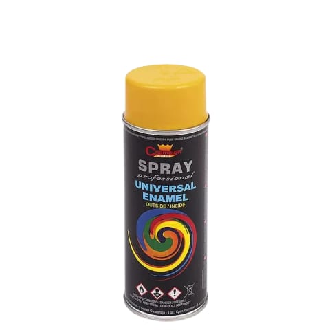 ⁨Champion Farba Spray Żółta RAL 1023 400ml – Uniwersalna⁩ w sklepie Wasserman.eu