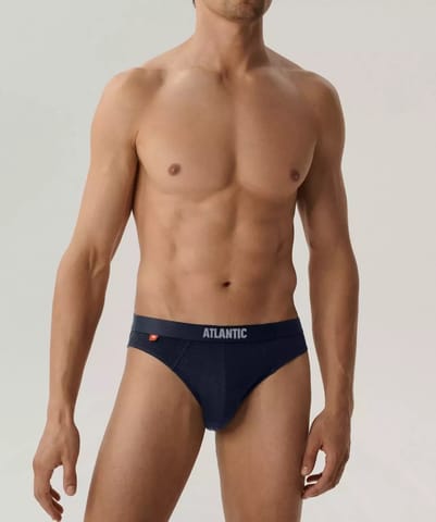 ⁨BRIEFS ATLANTIC 3MP-094 (Navy blue, size M (38))⁩ at Wasserman.eu