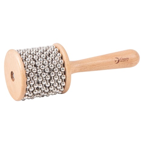 ⁨CLASSIC WORLD EDU Instrument Muzyczny Kabasa z Koralikami dla Dzieci⁩ w sklepie Wasserman.eu