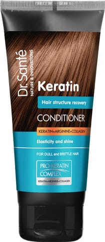 ⁨DR.SANTE Keratin Odżywka do włosów matowych i łamliwych 200 ml⁩ w sklepie Wasserman.eu