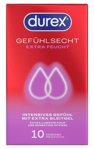 ⁨Durex Gefühlsecht Xtrafeucht10⁩ w sklepie Wasserman.eu