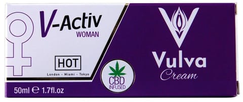 ⁨V-Activ Vulva Cream CBD 50 ml⁩ w sklepie Wasserman.eu