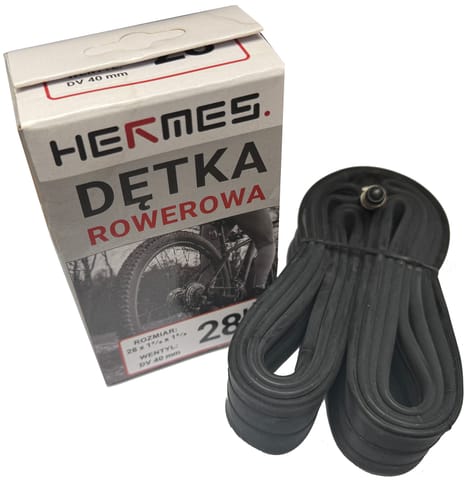 ⁨Dętka rowerowa Hermes 28 x 1 i 3/8 x 1 i 5/8 DV 40⁩ w sklepie Wasserman.eu