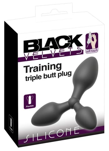 Black Velvets Triple Butt Plug w sklepie Wasserman.eu