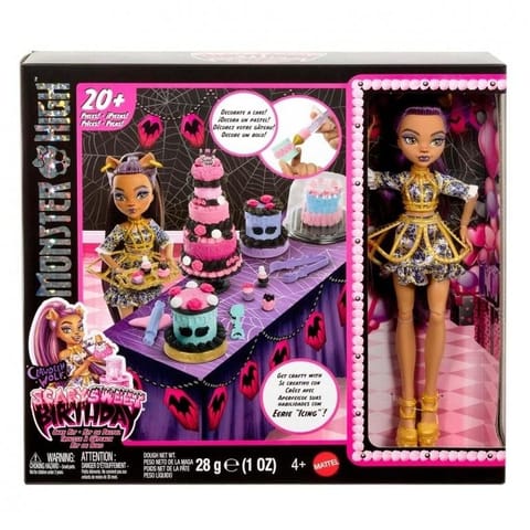 ⁨Monster High Straszysłodkie urodziny Tort i lalka⁩ w sklepie Wasserman.eu
