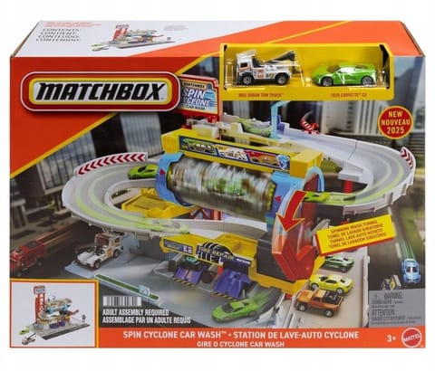 ⁨Matchbox Myjnia Turbo Cyklon z 2 autkami⁩ w sklepie Wasserman.eu