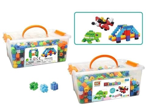 ⁨Klocki w kuferku 29x20x12cm 685el⁩ w sklepie Wasserman.eu