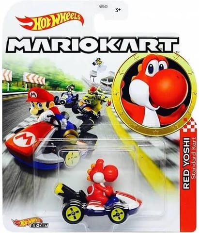 ⁨Hot Wheels Mario Kart Cat Red Yoshi⁩ w sklepie Wasserman.eu